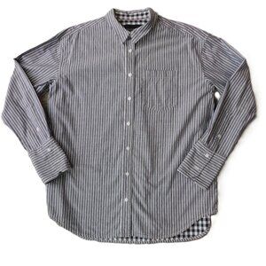 Wildfang The Essential Long Sleeve Oversized Wrap Button Up Shirt | EUC | M